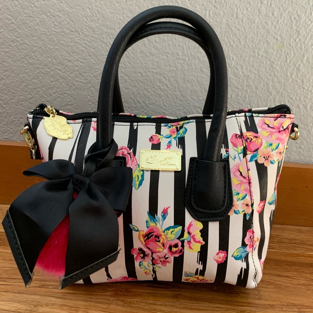 Betsey Johnson Flower Handbag Purse